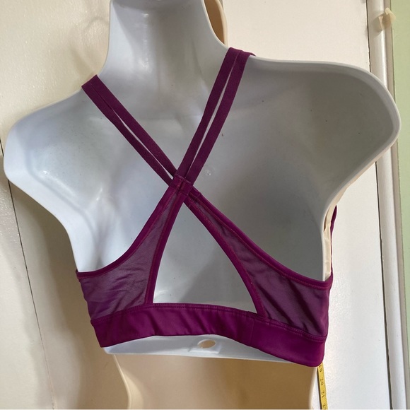 BROOKS Sports Exercise Running Racerback Bra Womens Fuschia Medium M D-DD - Picture 8 of 14